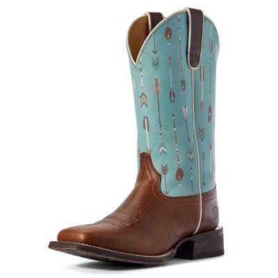 Ariat Circuit Savanna Kahverengi / Yeşil Western Csizma Bayan (33529-072)